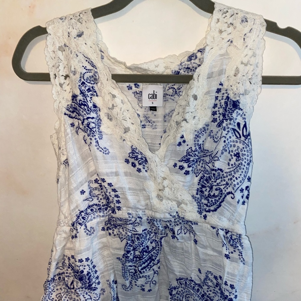 Floral print tank top